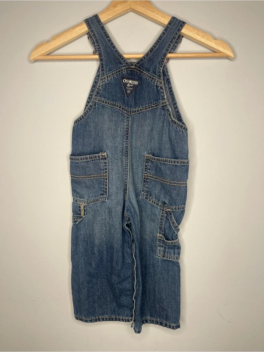 Boys 18 months OshKosh b’gosh Denim Overalls - Classic Blue